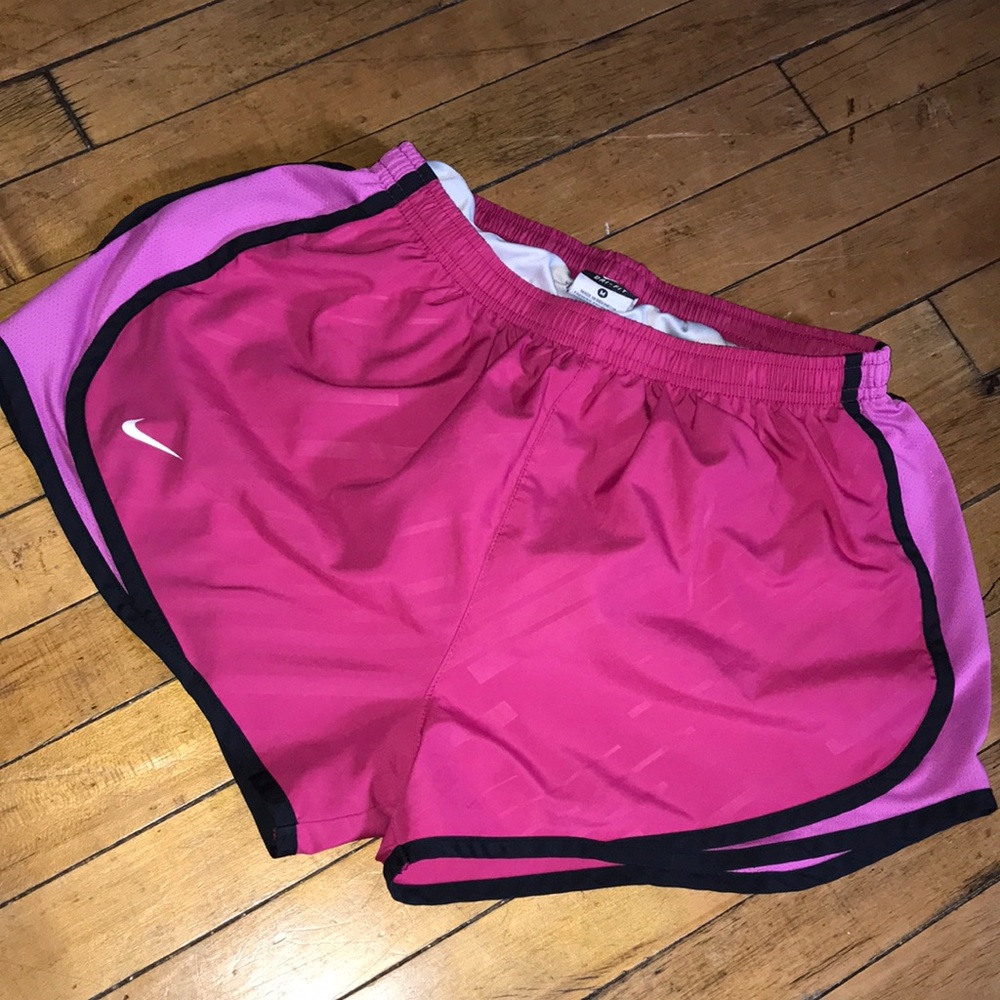 Nike Women's Pink Athletic Shorts - Picture 1 of 4